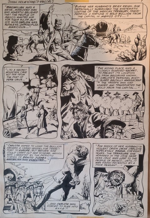Jonah Hex 9 pg 7 1977 by P: Ernie Chan I: Danny Bulanadi
